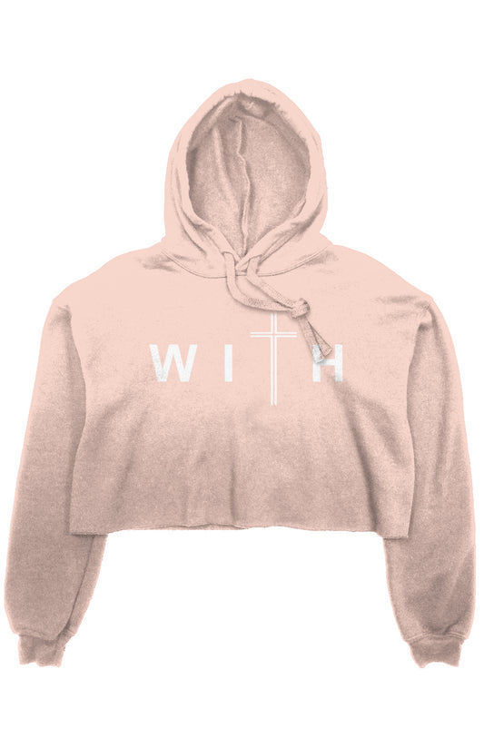 WITH cropped fleece hoodie