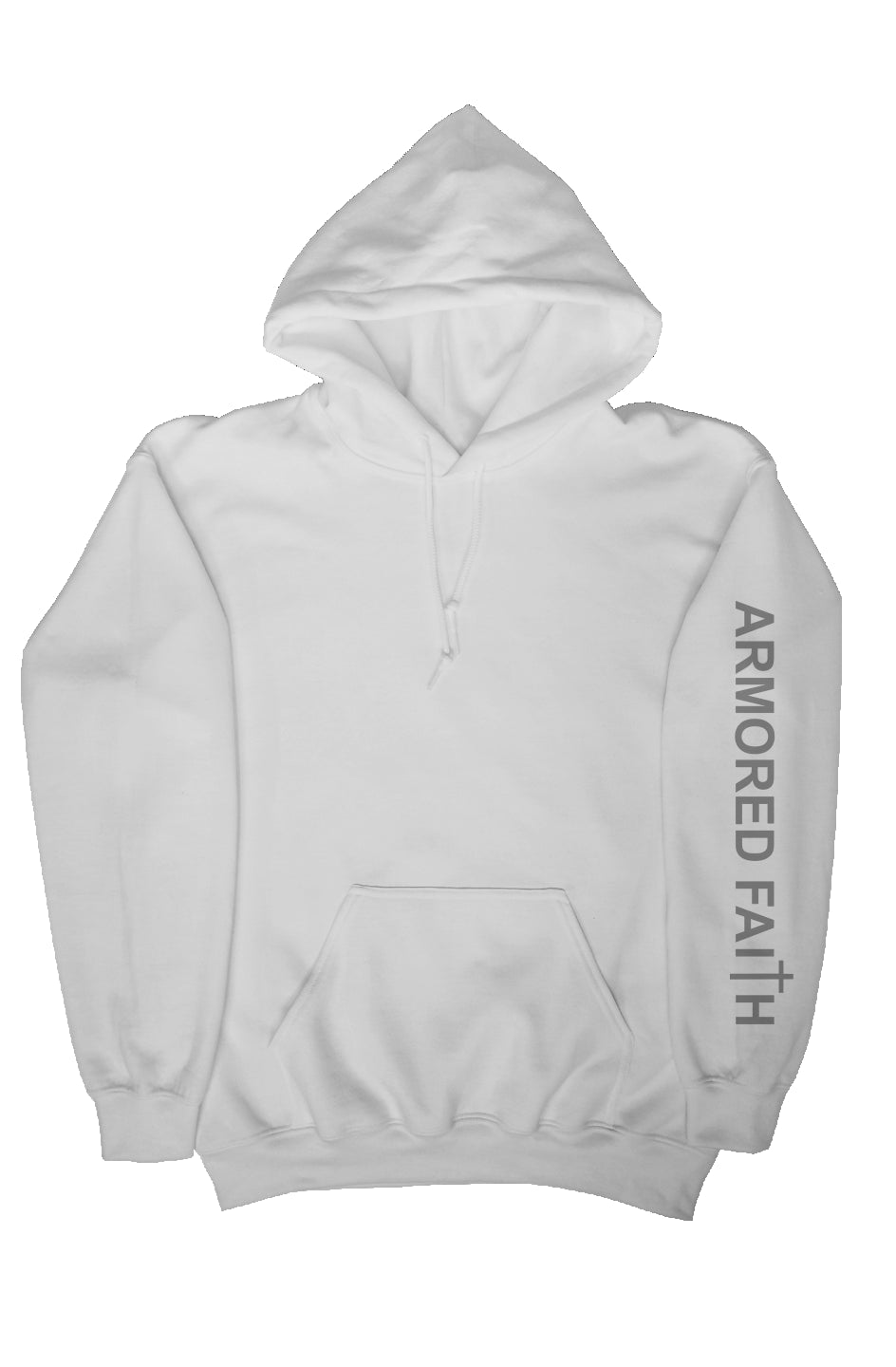 Official Armored Faith White Hoodie